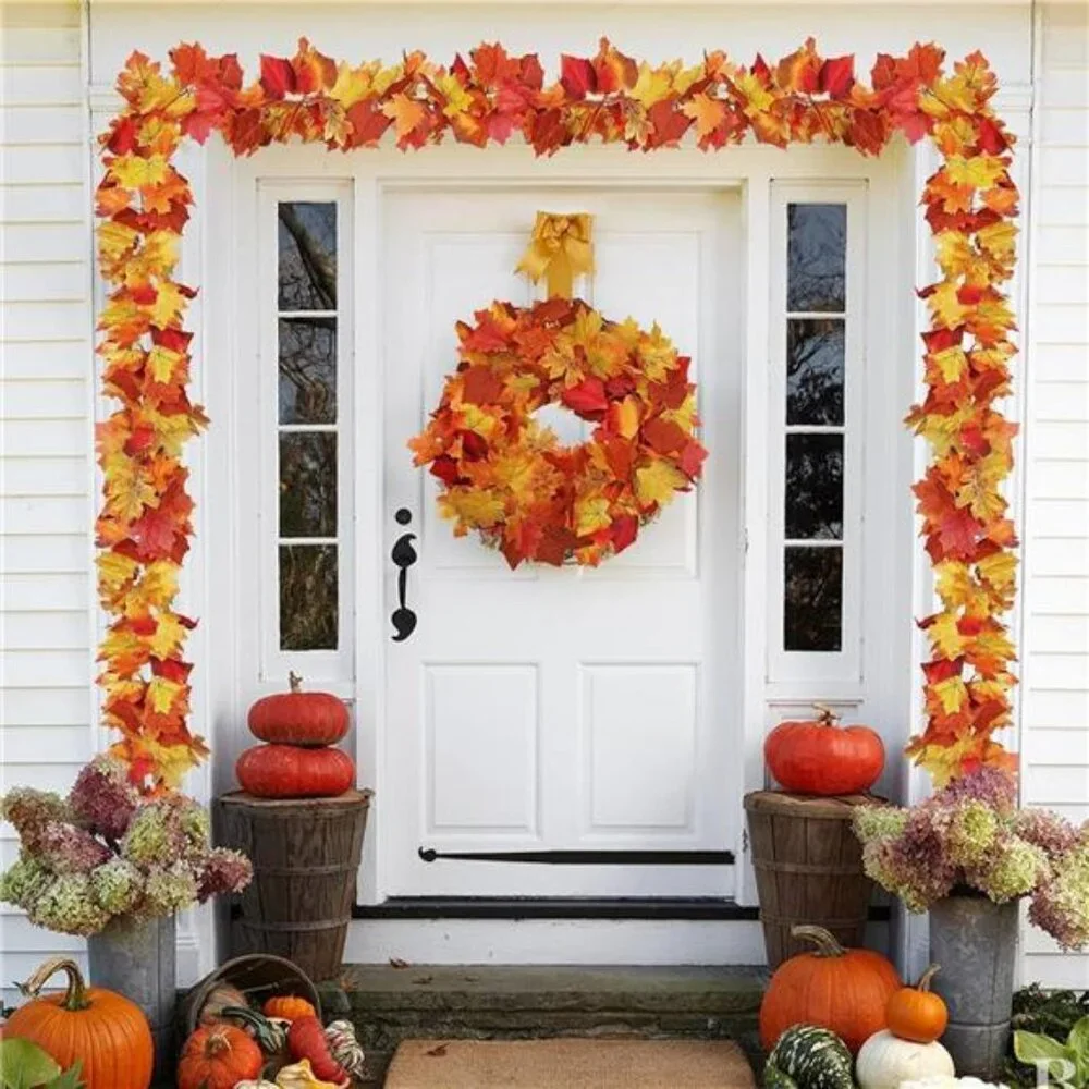 4 Pack Fall Decor Garland - Fall Thanksgiving Decorations for Home - 23.6Ft